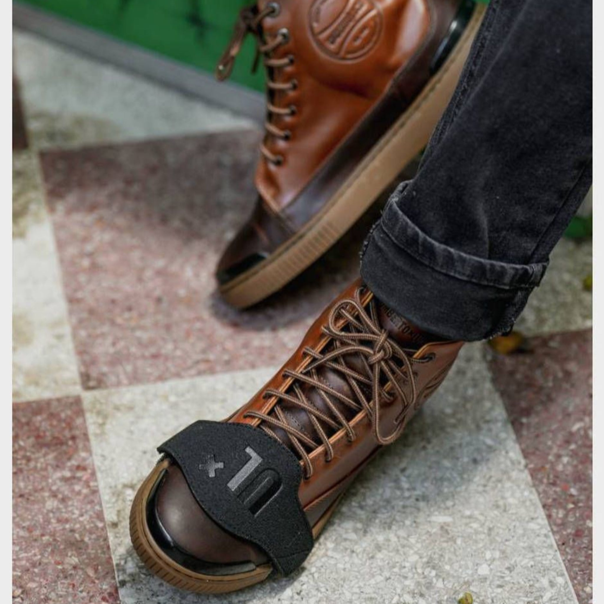Umberto x Luce | Horn Biker Sneakers