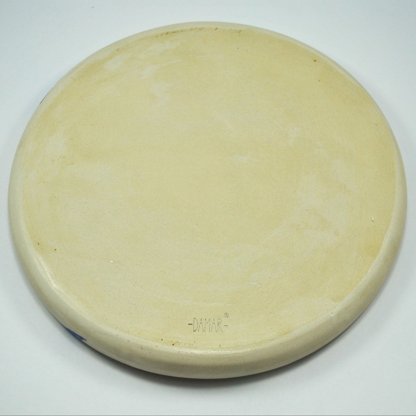 Damar | Black Marlin Tail Dinner Plate | Black Print