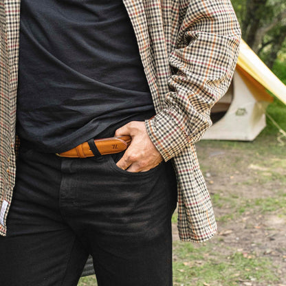 7 Leguas | Men's Casual Dress Maple Belt | 12-C